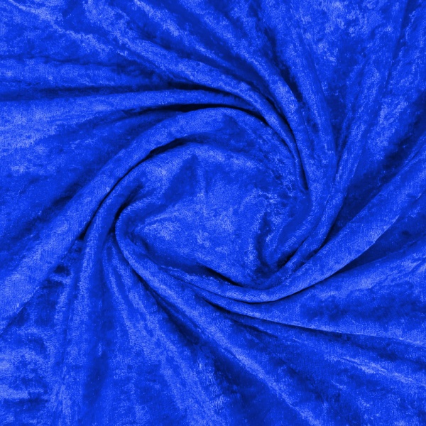 Crushed Velvet - Royal Blue